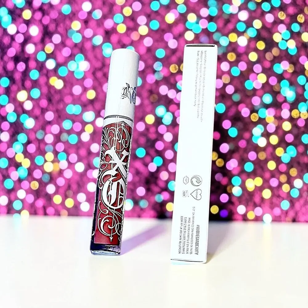 KVD Vegan Beauty XO Lip Gloss Petunia 30 0.091 oz New in box